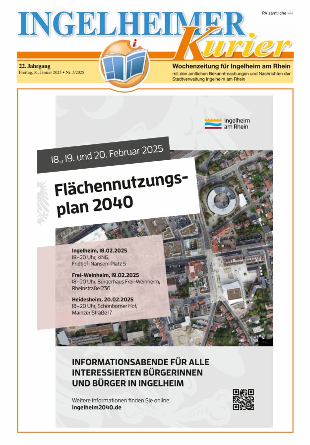 Ingelheimer Kurier Titelblatt 05/2025