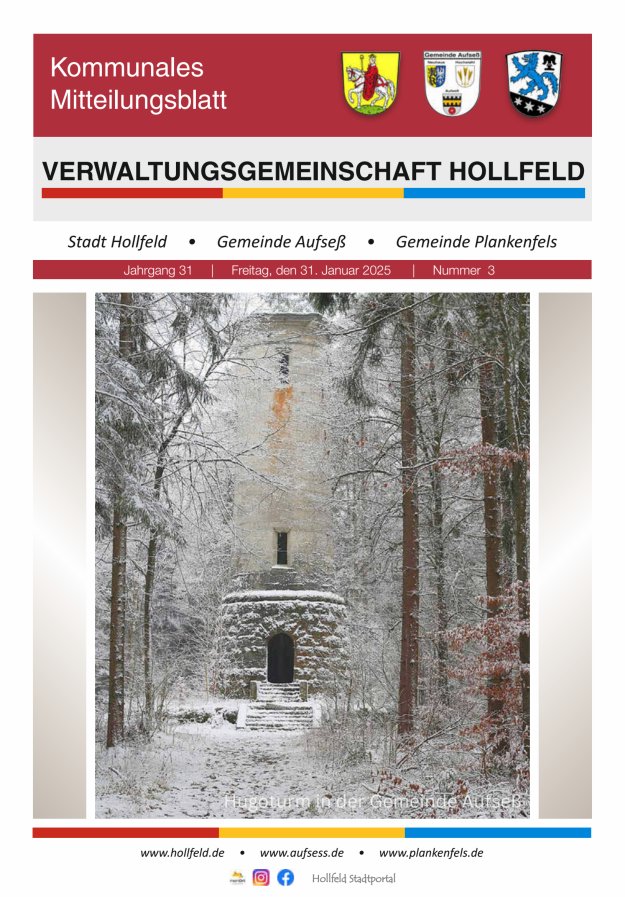 MB der Verwaltungsgemeinschaft Hollfeld  Titelblatt 03/2025