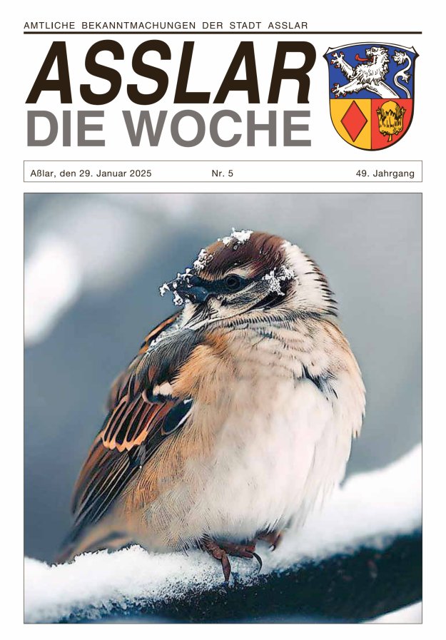 Asslar - Die Woche Titelblatt 05/2025