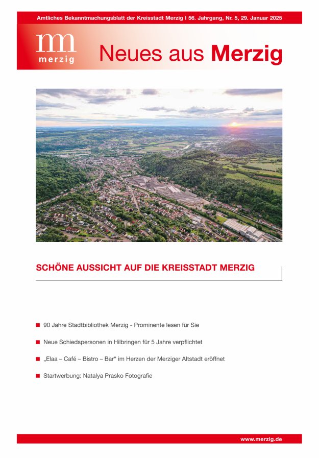 Neues aus Merzig Titelblatt 05/2025