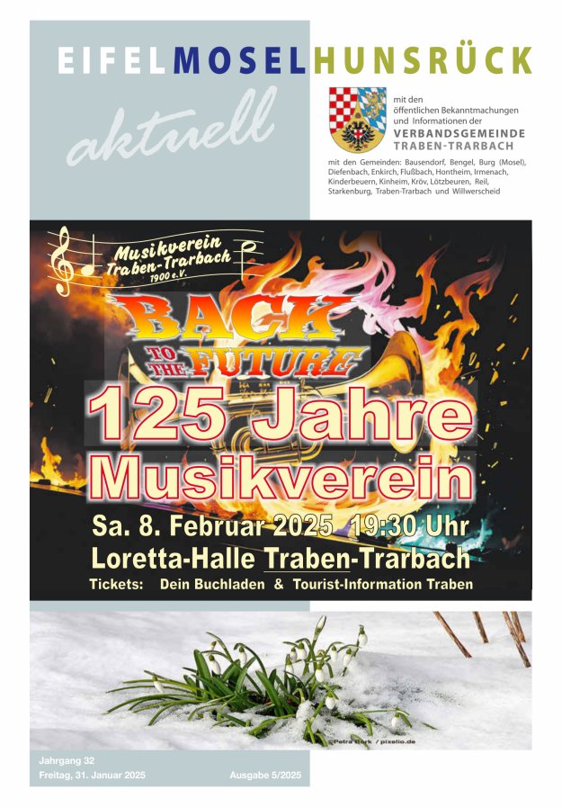 Eifel-Mosel-Hunsrück aktuell VG Traben-Trarbach Titelblatt 05/2025