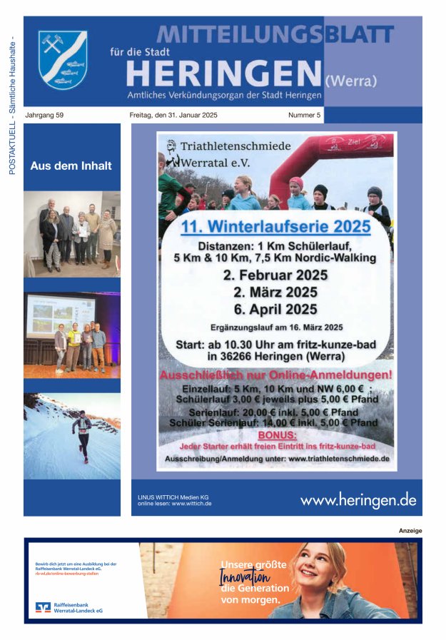 Mitteilungsblatt Heringen Titelblatt 05/2025