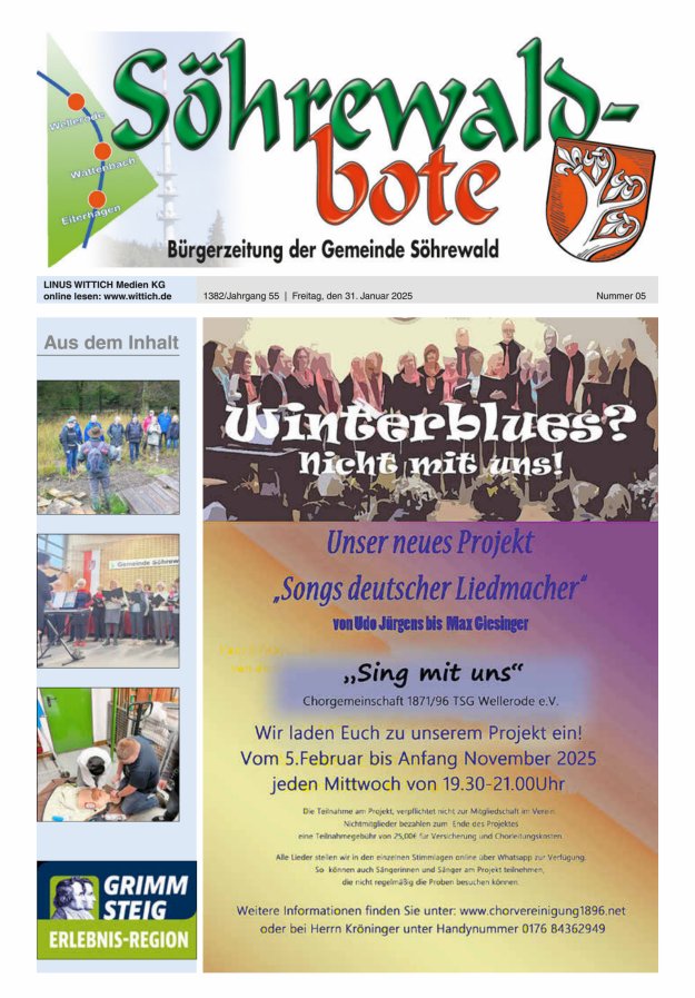 Söhrewaldbote Titelblatt 05/2025