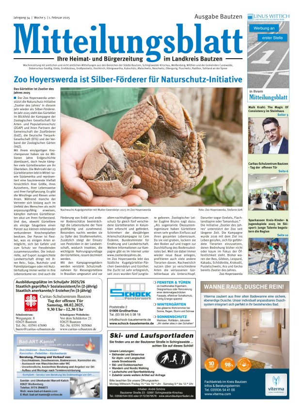 Mitteilungsblatt LK Bautzen Ausgabe Bautzen Titelblatt 04/2025