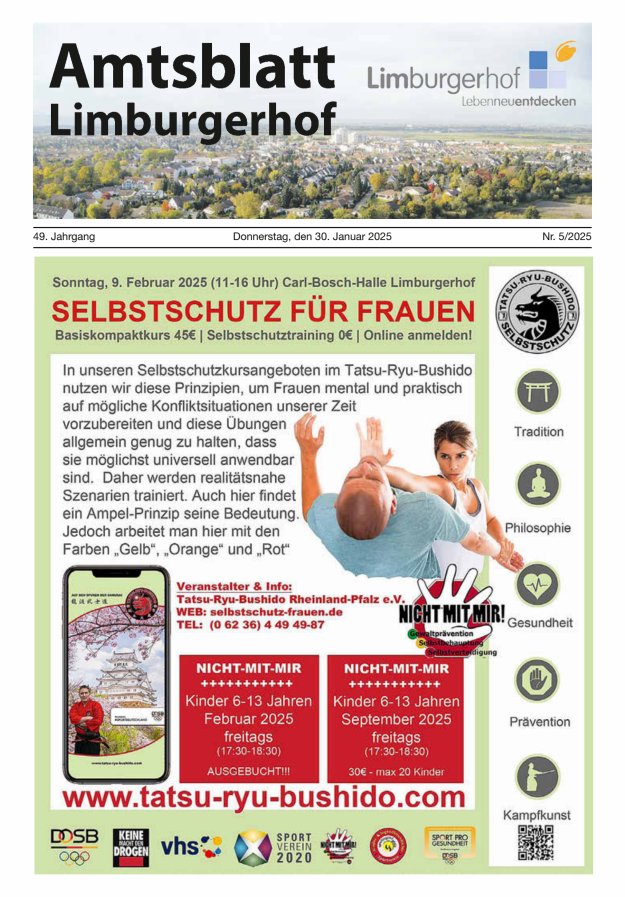 Amtsblatt Limburgerhof Titelblatt 05/2025