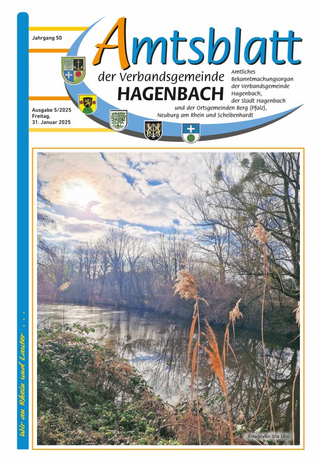Amtsblatt der VG Hagenbach Titelblatt 05/2025