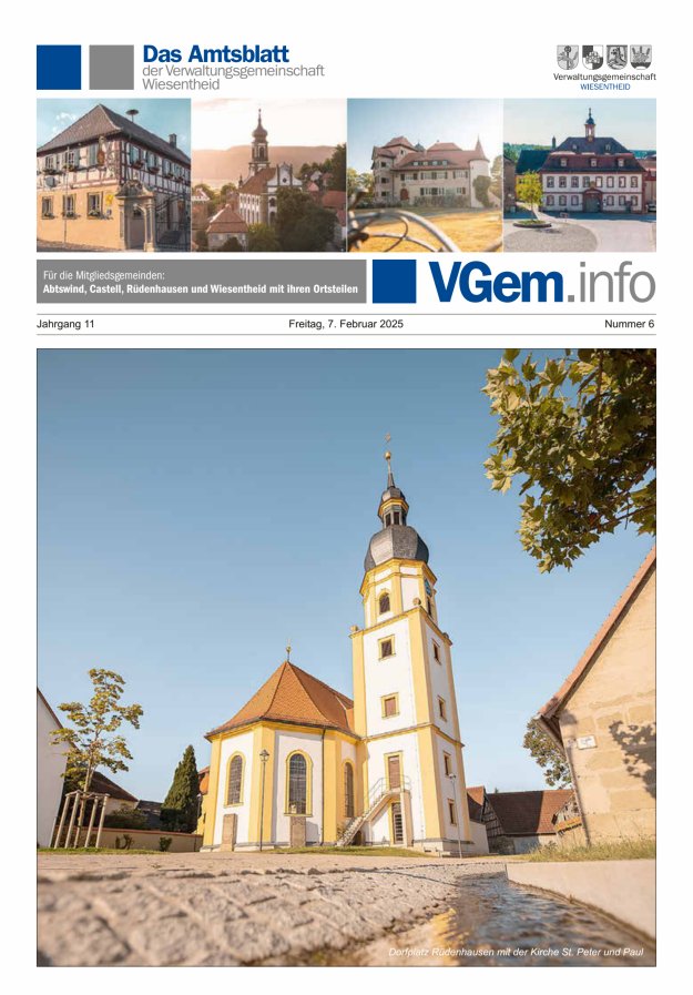 Wiesentheid Titelblatt 06/2025