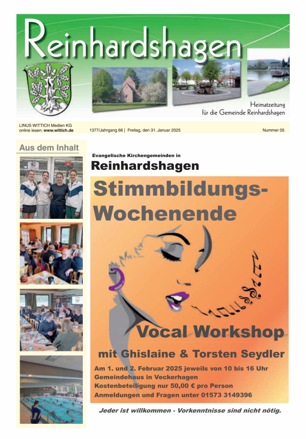 Unser Blättchen Titelblatt 05/2025