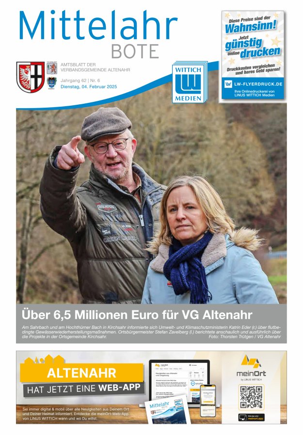 Mittelahr Bote Titelblatt 06/2025