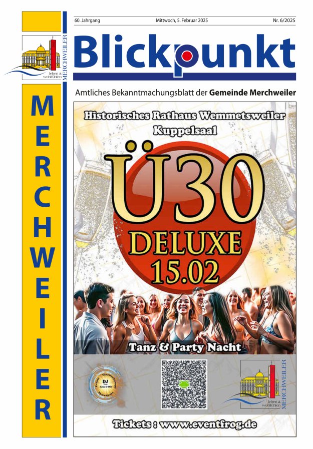 Blickpunkt Merchweiler Titelblatt 06/2025
