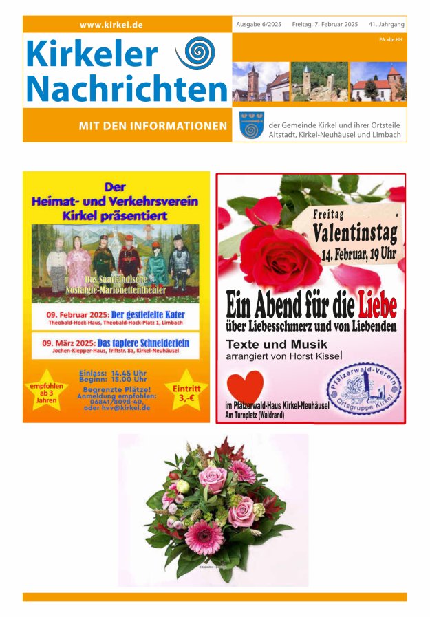 Kirkeler Nachrichten Titelblatt 06/2025