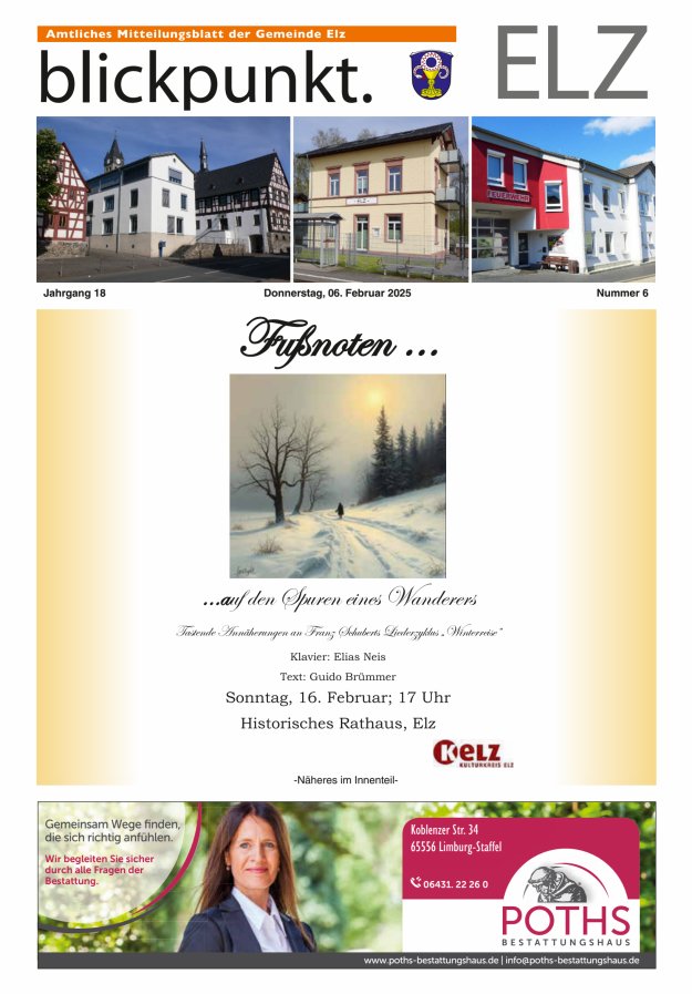 Blickpunkt Elz Titelblatt 06/2025