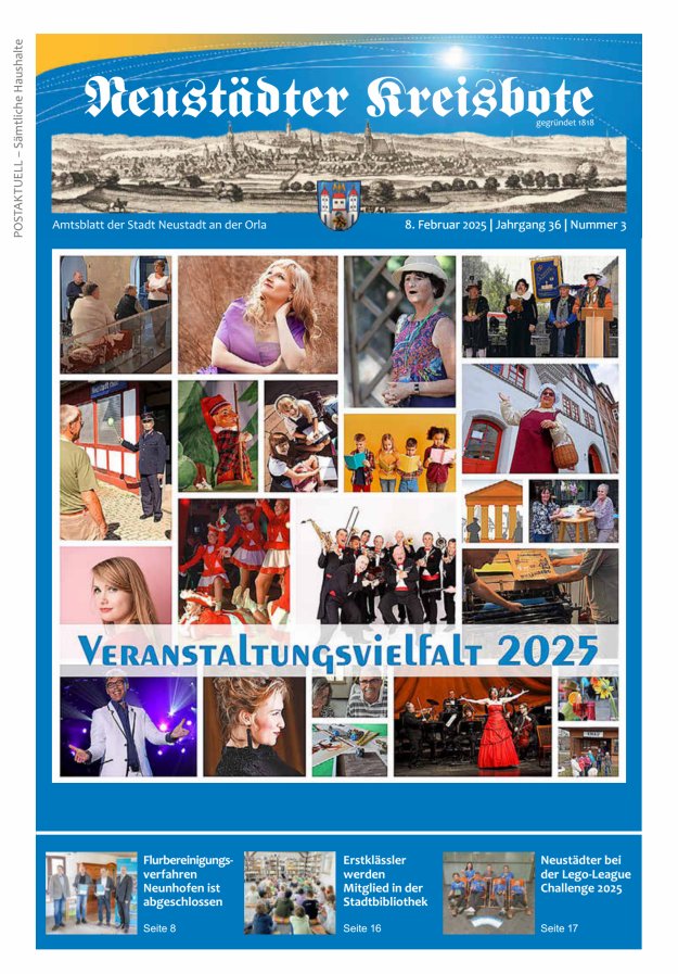 Neustädter Kreisbote Titelblatt 03/2025