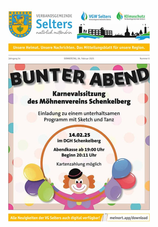 Unsere Verbandsgemeinde Selters Ww Titelblatt 06/2025