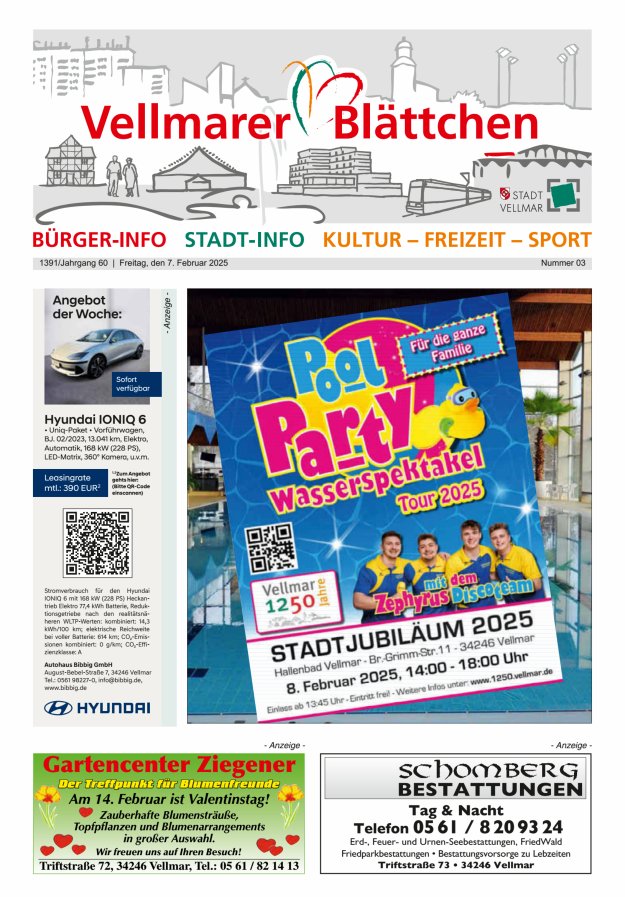 Vellmarer Blättchen Titelblatt 03/2025
