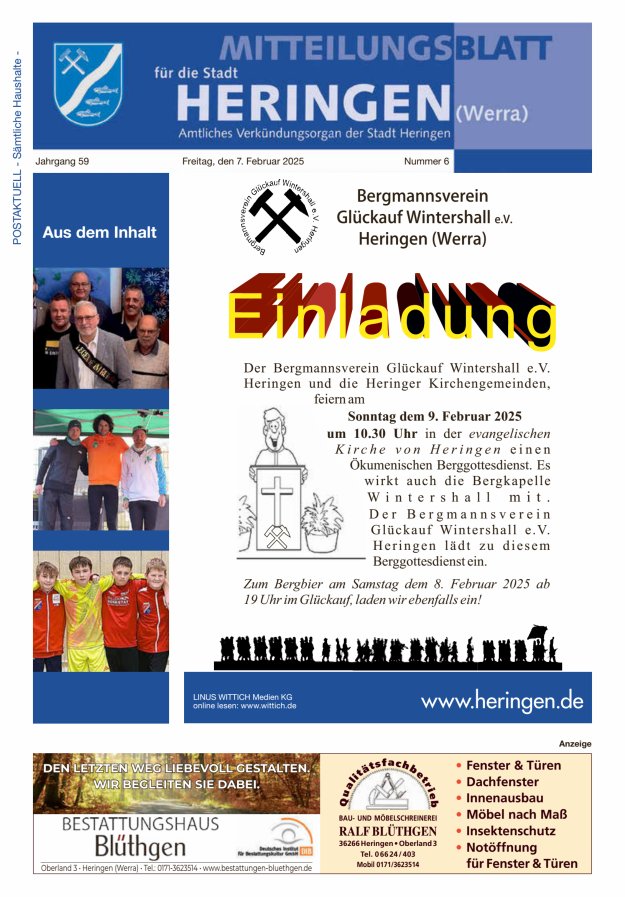 Mitteilungsblatt Heringen Titelblatt 06/2025