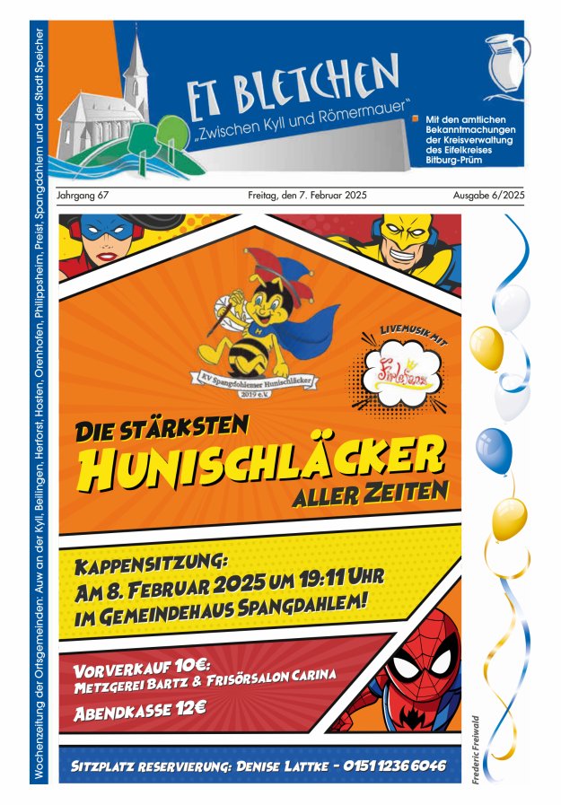 Et Bletchen VG Speicher Titelblatt 06/2025