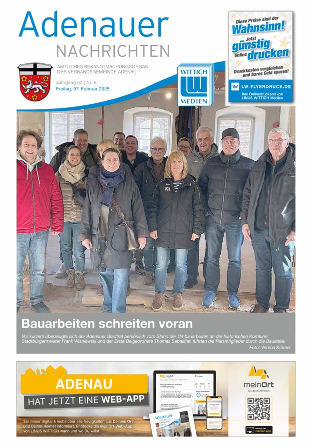 Adenauer Nachrichten Titelblatt 06/2025