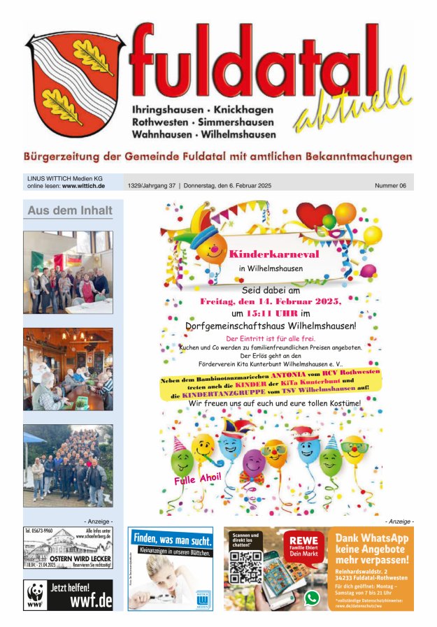 Fuldatal aktuell Titelblatt 06/2025