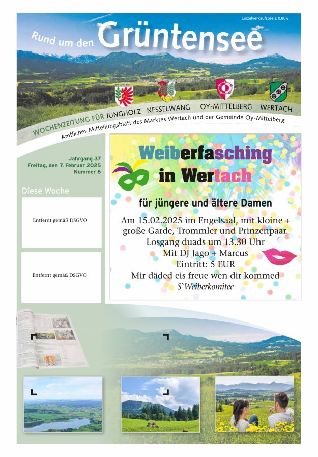 Rund um den Grüntensee Titelblatt 06/2025