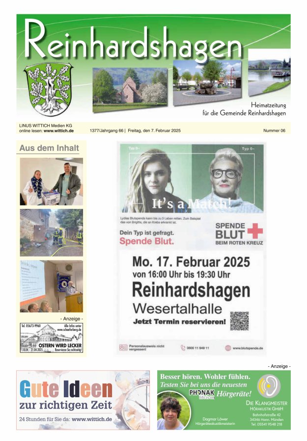 Unser Blättchen Titelblatt 06/2025