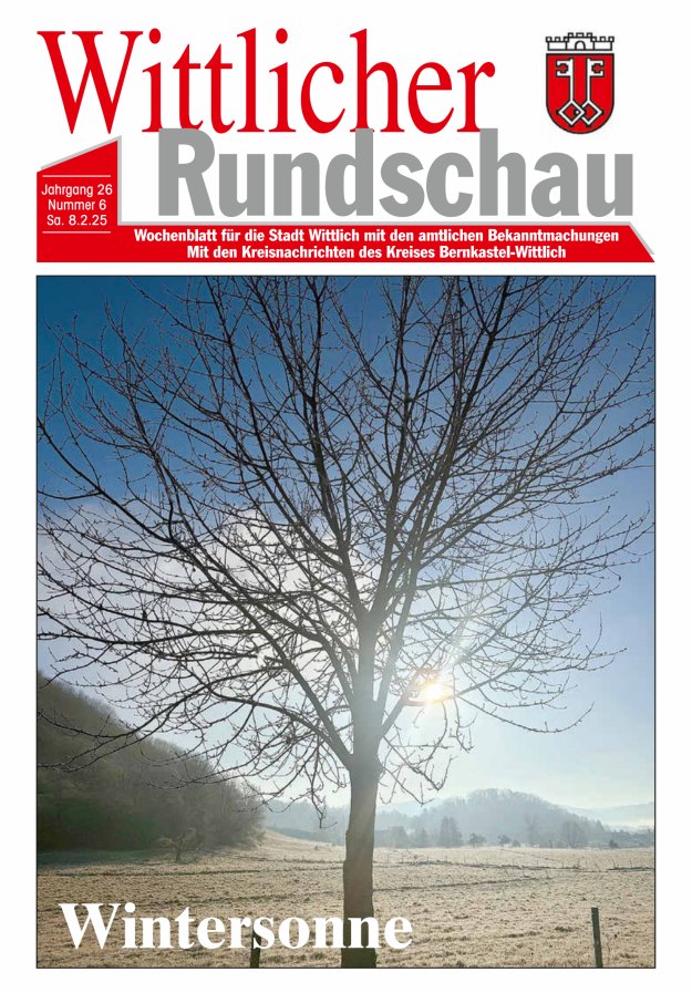 Wittlicher Rundschau Titelblatt 06/2025