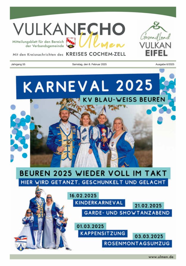 Vulkan Echo VG Ulmen Titelblatt 06/2025