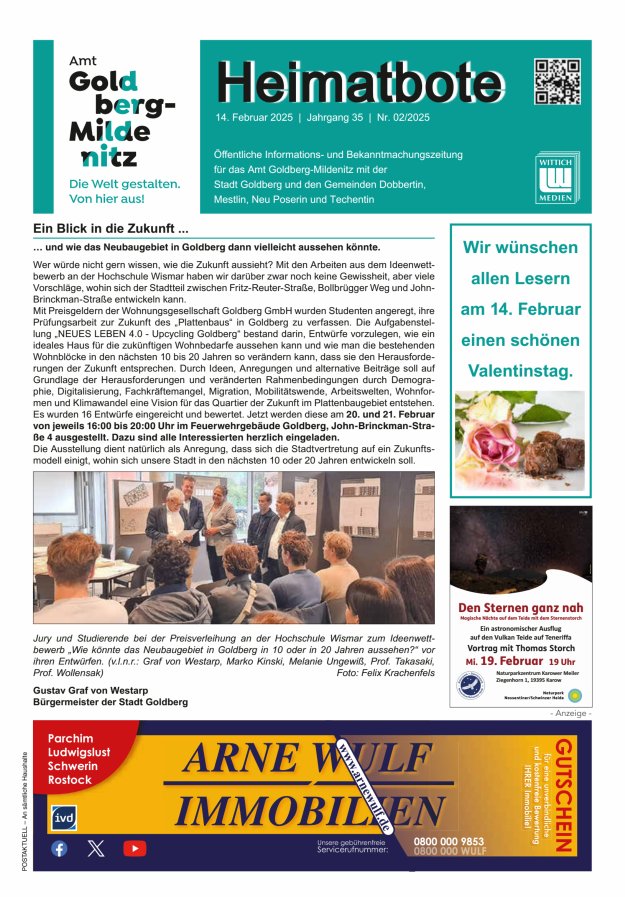 Heimatbote Titelblatt 02/2025