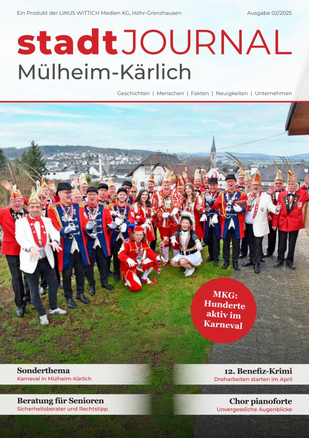 Stadtjournal Mülheim-Kärlich Titelblatt 02/2025