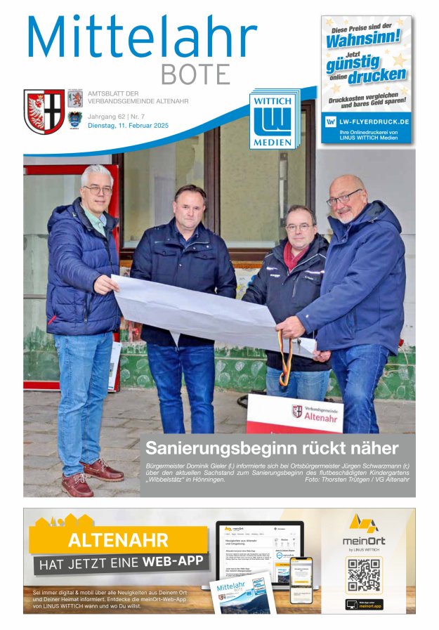 Mittelahr Bote Titelblatt 07/2025