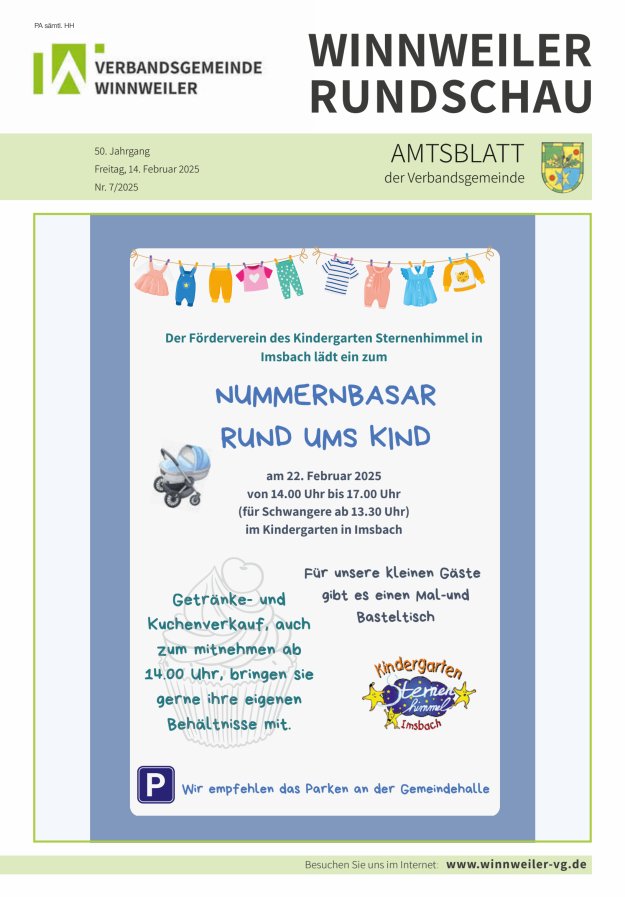 Winnweiler Rundschau Titelblatt 07/2025