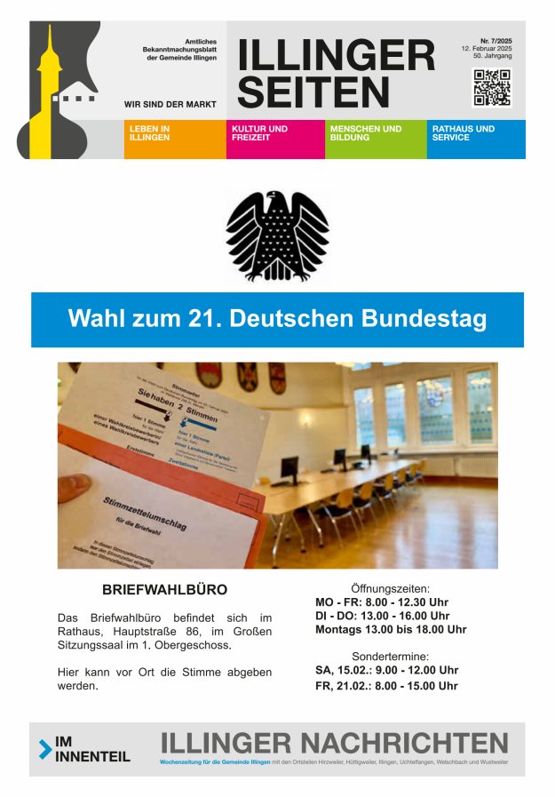 Illinger Seiten Titelblatt 07/2025