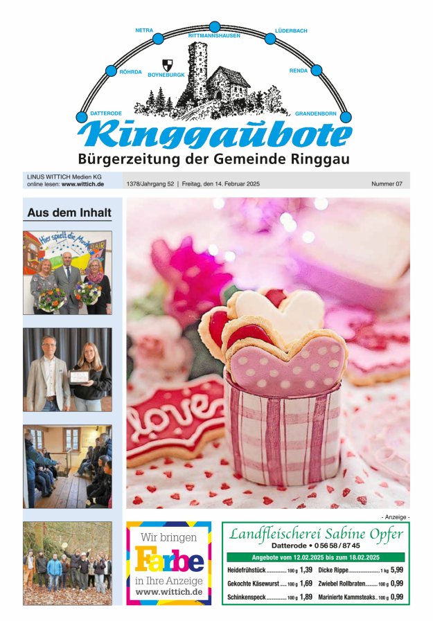 Ringgaubote Titelblatt 07/2025