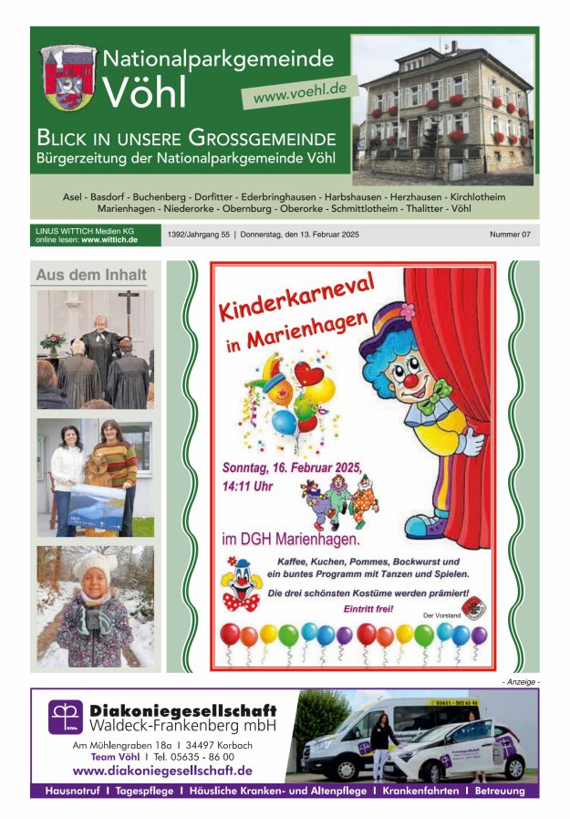 Blick in unsere Grossgemeinde Titelblatt 07/2025