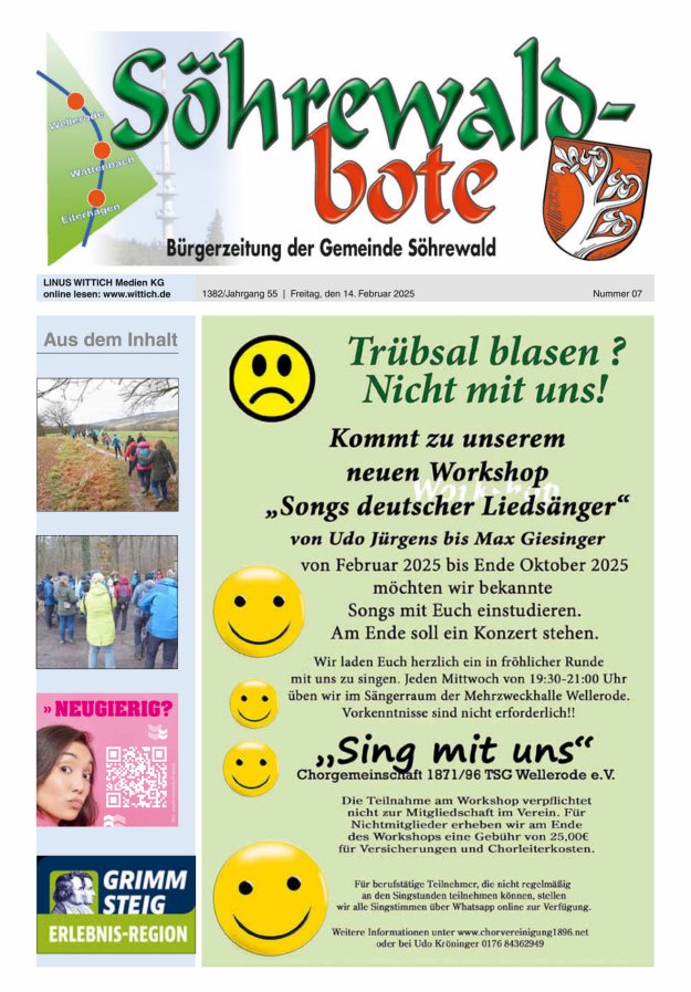 Söhrewaldbote Titelblatt 07/2025