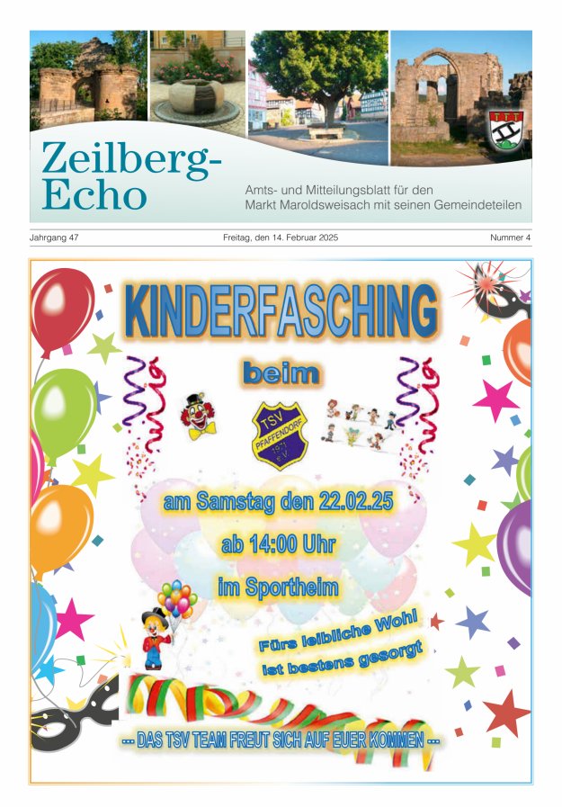 Zeilberg-Echo Titelblatt 04/2025