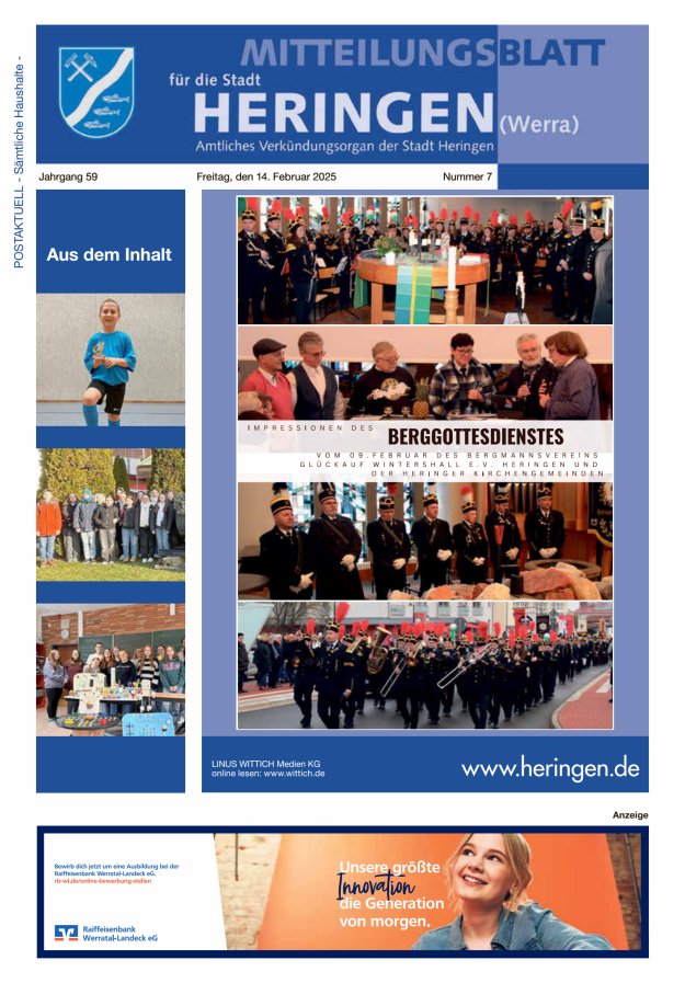 Mitteilungsblatt Heringen Titelblatt 07/2025