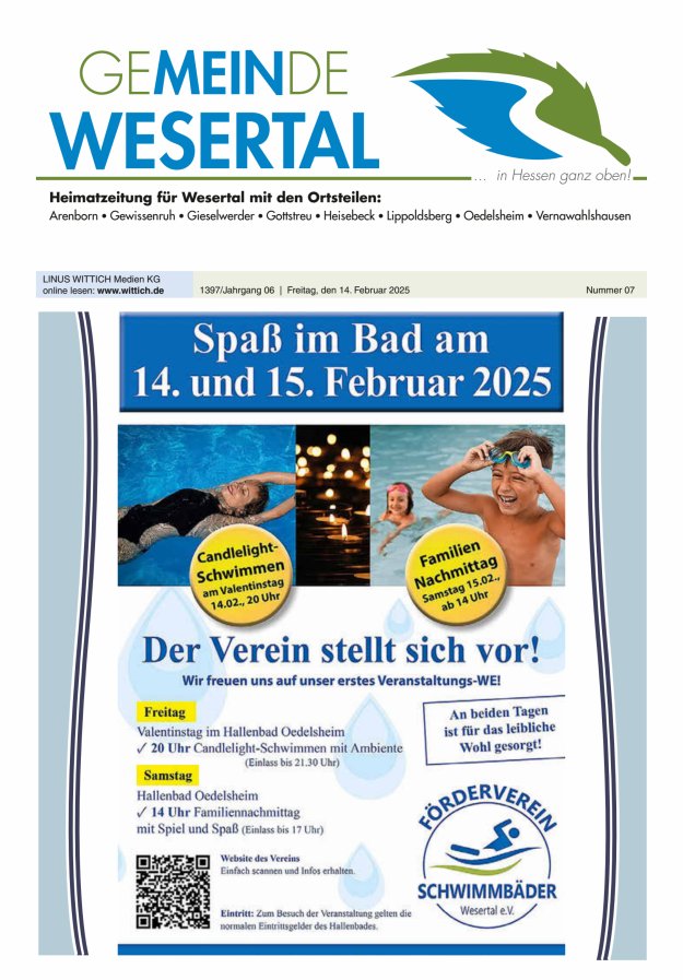 Wesertal Titelblatt 07/2025