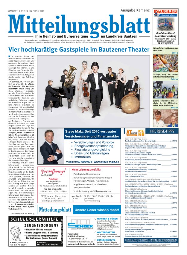 Mitteilungsblatt LK Bautzen Ausgabe Kamenz Titelblatt 06/2025