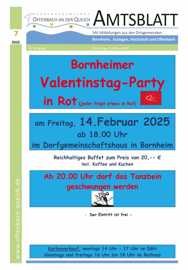 Amtsblatt VG Offenbach an der Queich Titelblatt 07/2025