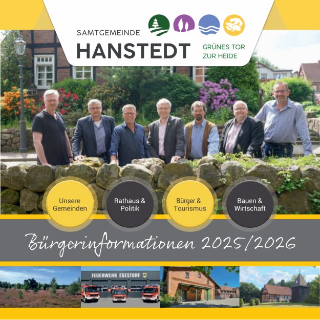 Infobroschüre Hanstedt Titelblatt 01/2025
