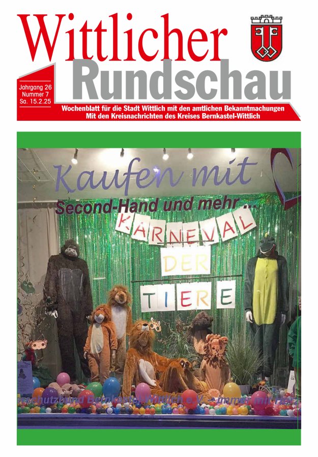 Wittlicher Rundschau Titelblatt 07/2025