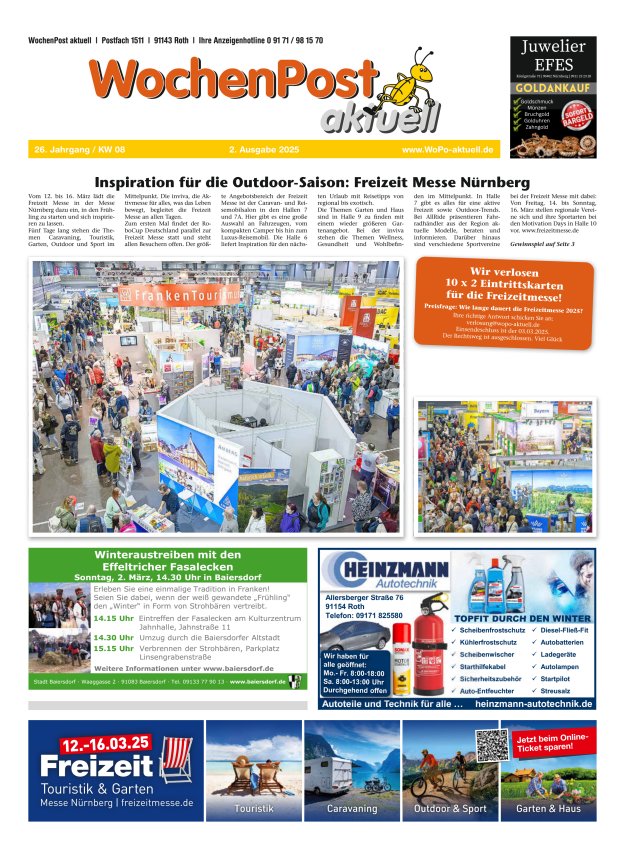 Wochenpost aktuell Titelblatt 02/2025