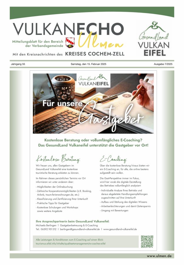 Vulkan Echo VG Ulmen Titelblatt 07/2025