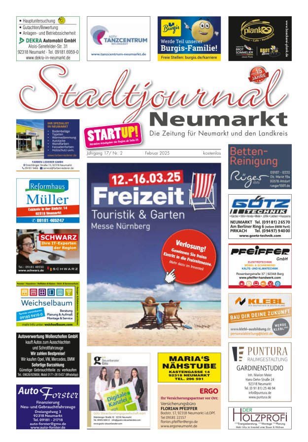 Stadtjournal Neumarkt Titelblatt 02/2025