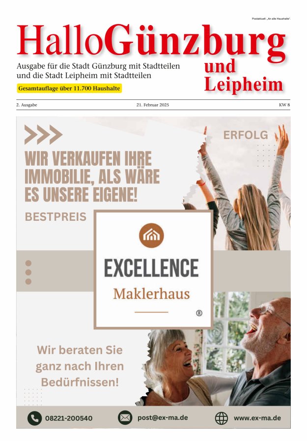 Informationen für die Bürger der Stadt Günzburg und ihrer Stadtteile Titelblatt 02/2025
