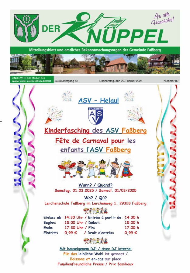 Der Knüppel Titelblatt 02/2025