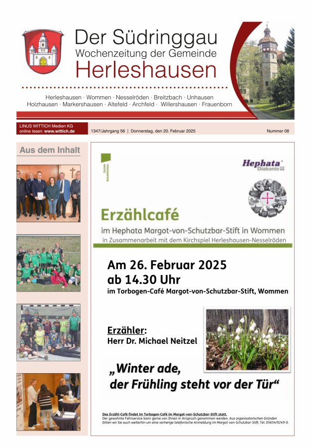 Der Südringgau Titelblatt 08/2025