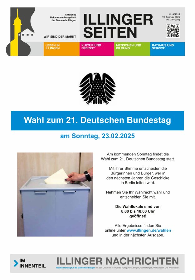 Illinger Seiten Titelblatt 08/2025