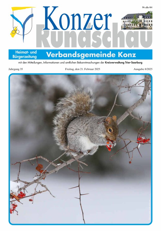 Konzer Rundschau Titelblatt 08/2025
